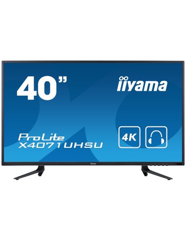 iiyama ProLite X4071UHSU-B1 LED display 100,3 cm (39.5") 4K Ultra HD Plana Mate Negro