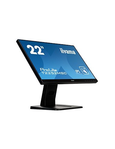 iiyama ProLite T2252MSC-B1 monitor pantalla táctil 54,6 cm (21.5") 1920 x 1080 Pixeles Multi-touch Negro