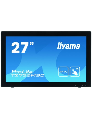 iiyama ProLite T2735MSC-B2 monitor pantalla táctil 68,6 cm (27") 1920 x 1080 Pixeles Multi-touch