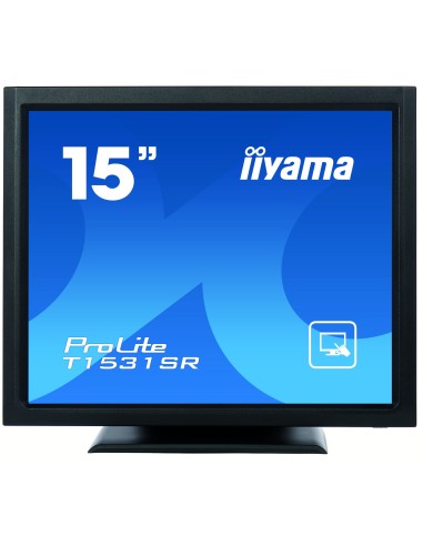 iiyama ProLite T1531SR-B3 monitor pantalla táctil 38,1 cm (15") 1024 x 768 Pixeles Negro Multi-touch Mesa