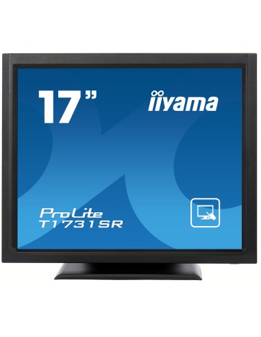 iiyama ProLite T1731SR-1 monitor pantalla táctil 43,2 cm (17") 1280 x 1024 Pixeles Negro Mesa