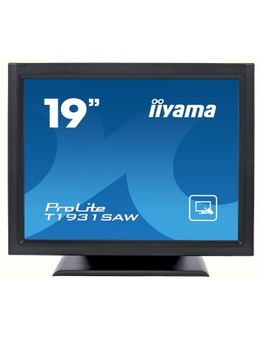 iiyama ProLite T1931SAW-B1 monitor pantalla táctil 48,3 cm (19") 1280 x 1024 Pixeles Negro Single-touch Mesa