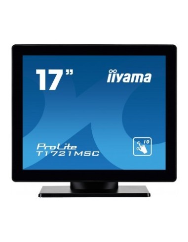 iiyama ProLite T1721MSC-B1 monitor pantalla táctil 43,2 cm (17") 1280 x 1024 Pixeles Negro Multi-touch Mesa