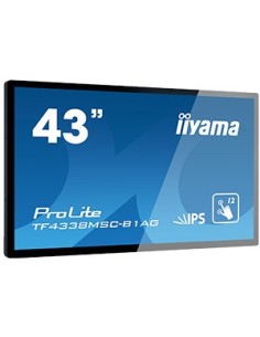 iiyama TF4338MSC-B1AG pantalla de señalización 108 cm (42.5") LED Full HD Interactive flat panel Negro