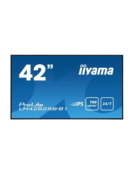 iiyama LH4282SB-B1 pantalla de señalización 106,4 cm (41.9") LED Full HD Negro
