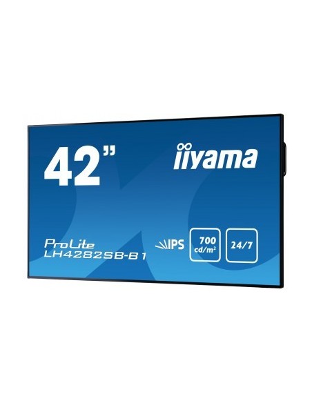 iiyama LH4282SB-B1 pantalla de señalización 106,4 cm (41.9") LED Full HD Negro
