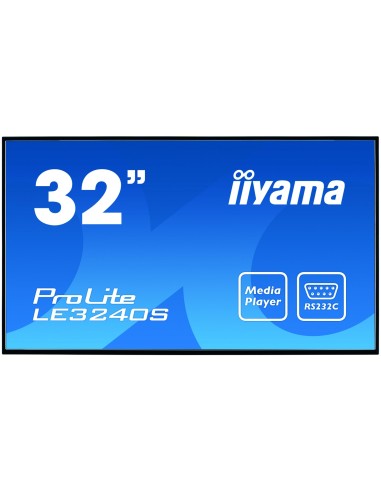iiyama ProLite LE3240S-B1 Pantalla plana para señalización digital 81,3 cm (32") LED Full HD Negro