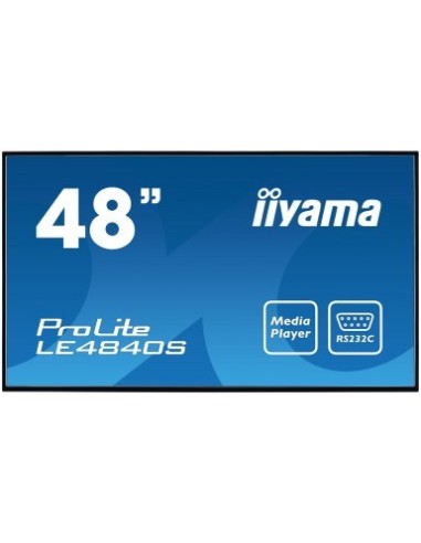 iiyama ProLite LE4840S-B1 121,9 cm (48") LED Full HD Digital signage flat panel Negro