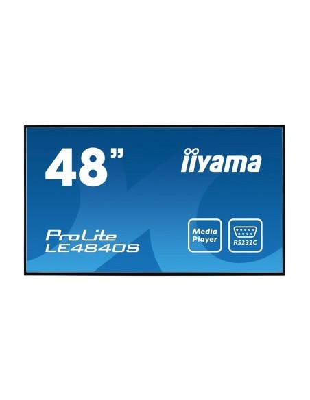 iiyama ProLite LE4840S-B1 121,9 cm (48") LED Full HD Digital signage flat panel Negro