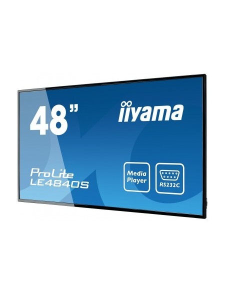 iiyama ProLite LE4840S-B1 121,9 cm (48") LED Full HD Digital signage flat panel Negro