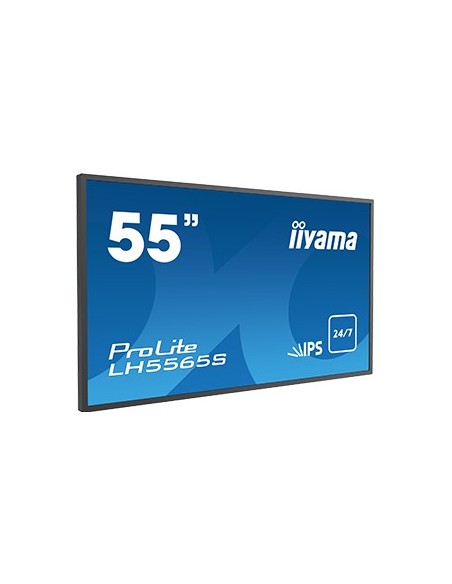 iiyama LH5565S-B1 pantalla de señalización 138,7 cm (54.6") LED Full HD Digital signage flat panel Negro