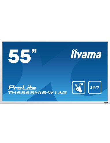 iiyama ProLite TH5565MIS-W1AG 139,7 cm (55") LED Full HD Digital signage flat panel Blanco