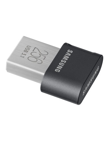 Samsung MUF-256AB unidad flash USB 256 GB USB tipo A 3.1 (3.1 Gen 1) Negro, Acero inoxidable