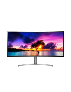 LG 38WK95C-W LED display 95,2 cm (37.5") 3840 x 1600 Pixeles UltraWide Quad HD+ Plata, Blanco