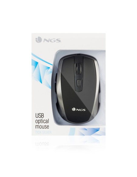 NGS Tick Silver 1600DPI Negro
