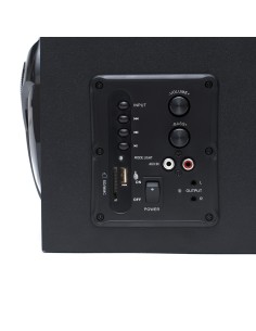 NGS GSX-210 conjunto de altavoces 2.1 canales 80 W Negro