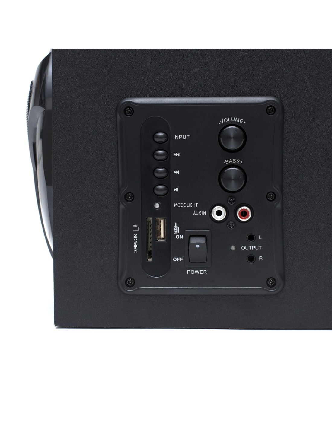 NGS GSX-210 conjunto de altavoces 80 W PC/ordenador portátil Negro 2.1  canales De 2 vías Bluetooth
