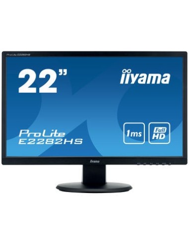 iiyama ProLite E2282HS-B1 LED display 54,6 cm (21.5") Full HD Plana Mate Negro