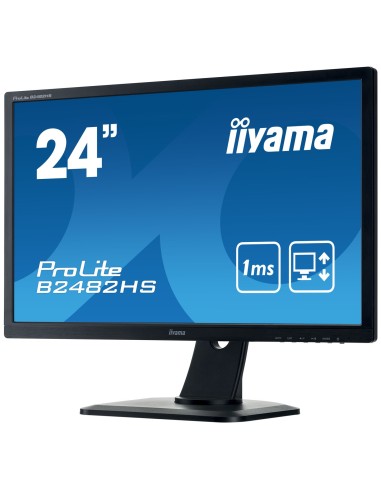 iiyama ProLite B2482HS-B1 pantalla para PC 61 cm (24") Full HD LED Plana Mate Negro