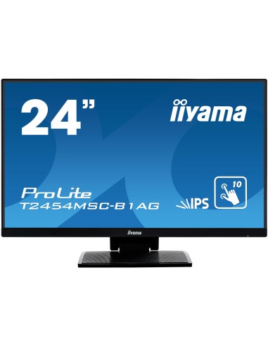 iiyama ProLite T2454MSC-B1AG monitor pantalla táctil 60,5 cm (23.8") 1920 x 1080 Pixeles Multi-touch Multi-usuario Negro
