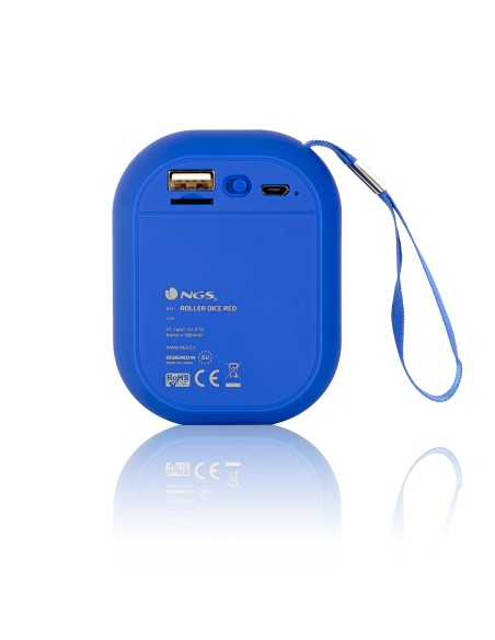 NGS Roller Dice Blue 3 W Azul