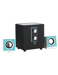 ALTAVOCES EWENT 2.1 USB AZUL-BLANCO (EW3509)