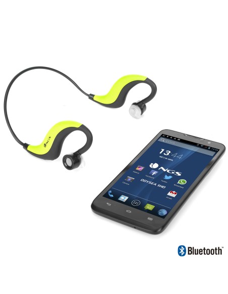 AURICULARES NGS DEPORTIVOS ARTIC RUNER AMARILLO BL