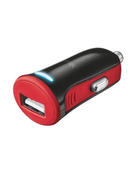 CARGADOR COCHE TRUST 5W ROJO 20740