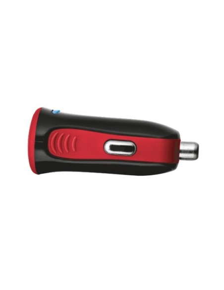 CARGADOR COCHE TRUST 5W ROJO 20740