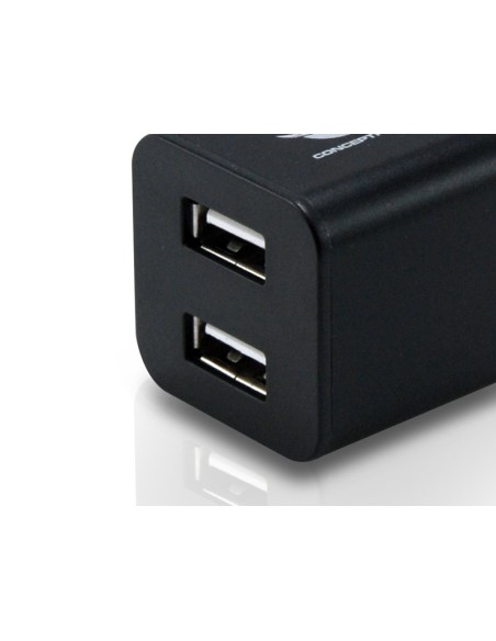 HUB USB 2.0 4 PUERTOS CONCEPTRONIC C4USBCUBEB