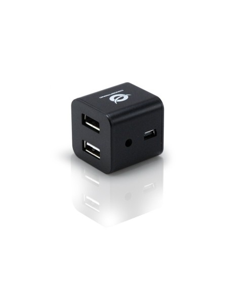 HUB USB 2.0 4 PUERTOS CONCEPTRONIC C4USBCUBEB