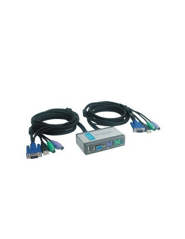 KVM D-LINK DE 2 PC 1 PANTALLA VGA,USB, 2 PS2 DKVM-