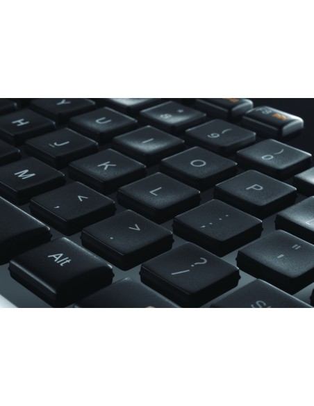 Logitech K750 teclado RF inalámbrico QWERTY Español Negro