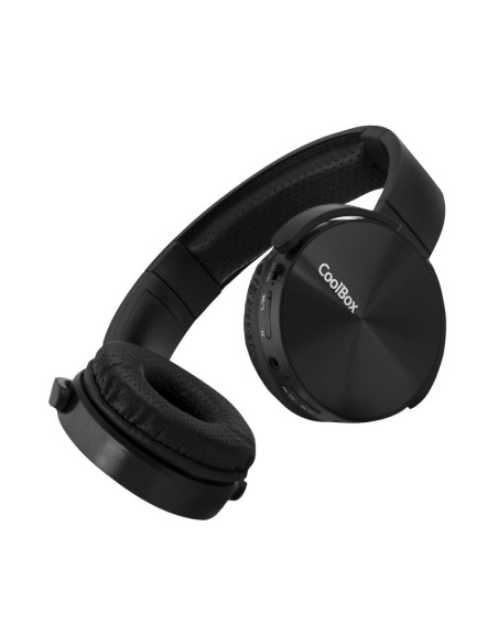 CoolBox CoolMetal Auriculares Inalámbrico y alámbrico Diadema  Llamadas/Música Micro USB Bluetooth Negro