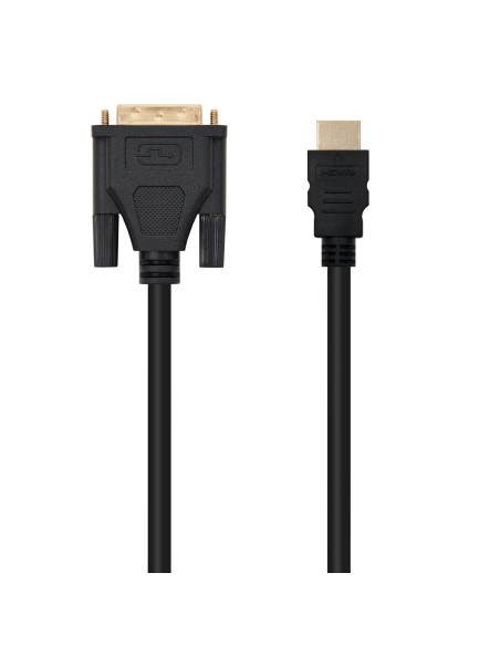 Nanocable HDMI - DVI, 5m DVI A Negro