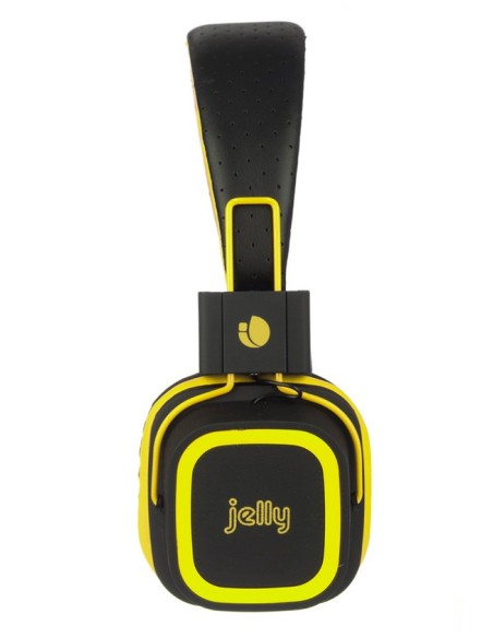 NGS Artica Jelly auriculares para móvil Binaural Diadema Negro, Amarillo Inalámbrico