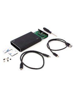 Ewent EW7070 caja para disco duro externo 2.5" Carcasa de duro SSD Negro