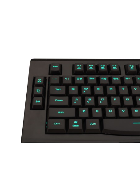 GAMDIAS ARES + OUREA teclado USB Negro