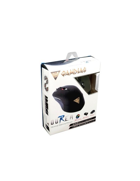 GAMDIAS OUREA OPTICAL-GMS5500 ratón USB Óptico 2500 DPI Ambidextro