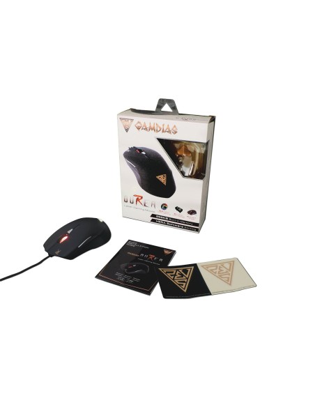 GAMDIAS OUREA LASER-GMS5510 ratón USB 3600 DPI Ambidextro