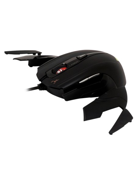 GAMDIAS HADES GMS7011 ratón USB Laser 8200 DPI Ambidextro Negro