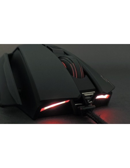 GAMDIAS ZEUS ratón USB Laser 8200 DPI mano derecha Negro