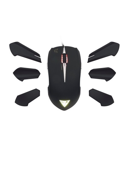GAMDIAS EREBOS-GMS7510 ratón USB Laser 8200 DPI Ambidextro Negro