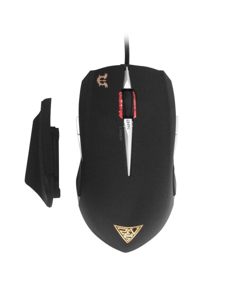 GAMDIAS EREBOS-GMS7510 ratón USB Laser 8200 DPI Ambidextro Negro