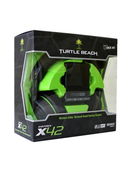 Turtle Beach Ear Force X42 Binaural Diadema Negro, Verde