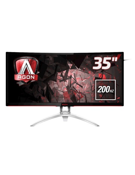 AOC Gaming AG352QCX pantalla para PC 88,9 cm (35") QXGA LED Curva Mate Negro, Plata