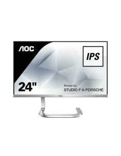 AOC Style-line PDS241 pantalla para PC 60,5 cm (23.8") Full HD LED Plana Plata