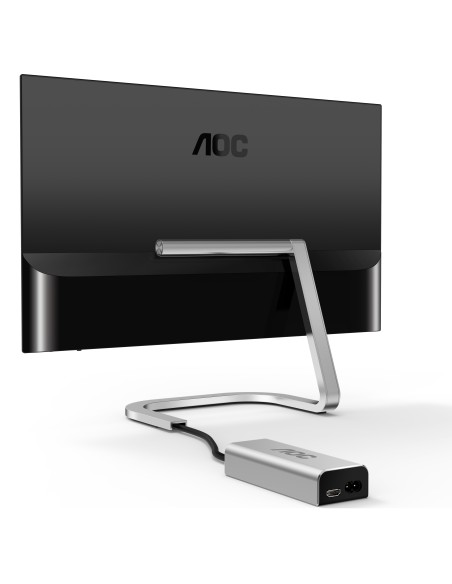 AOC Style-line PDS271 pantalla para PC 68,6 cm (27") Full HD LED Plana Plata