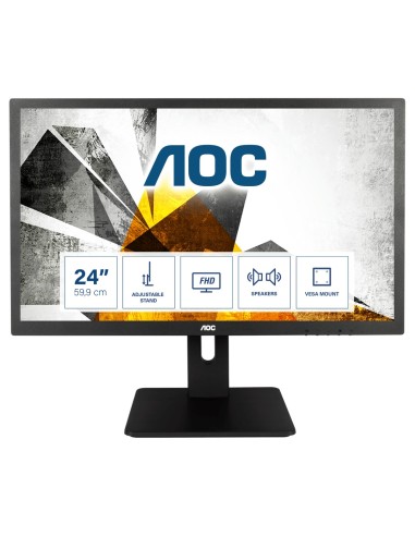 AOC E2475PWJ pantalla para PC 61 cm (24") 1920 x 1080 Pixeles Full HD LCD Negro