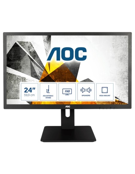 AOC E2475PWJ pantalla para PC 61 cm (24") 1920 x 1080 Pixeles Full HD LCD Negro